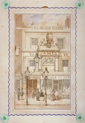 Albion House und der Eingang zum Princess
