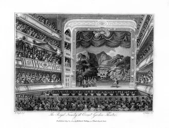 Die königliche Familie im Covent Garden Theatre, London, 1804