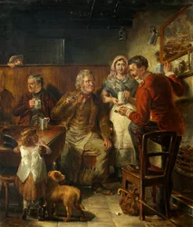 Eine Tavernen-Szene