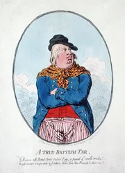 Ein wahrer britischer Seemann, veröffentlicht von Hannah Humphrey