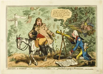 Betteln kein Raub; d.h. freiwilliger Beitrag, oder John Bull entkommt einem Zwangsdarlehen