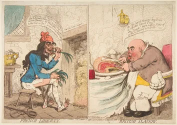 Französische Freiheit - britische Sklaverei, 21. Dezember 1792