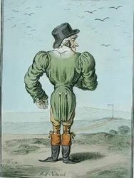 Halb-Normal, veröffentlicht von Hannah Humphrey 1799