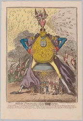 Midas, alles in [Gold] Papier verwandelnd, veröffentlicht 1797