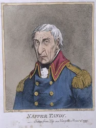 Napper Tandy (1740-1803), veröffentlicht von Hannah Humphrey 1799