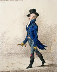Porträt eines Mannes, veröffentlicht von Hannah Humphrey im Jahr 1803