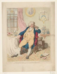 Karikatur auf George IV, 1792