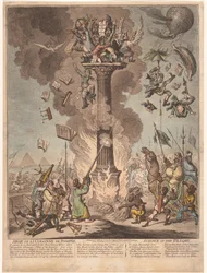 Spotprent op de Franse expeditie naar Egypte, 1799