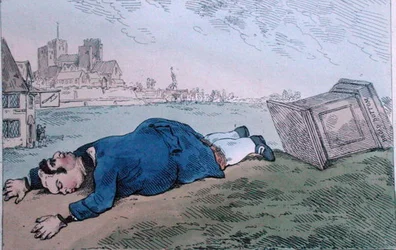 Der Fall von Dagon, oder seltene Nachrichten für die Leadenhall Street, veröffentlicht von William Humphrey im Jahr 1784
