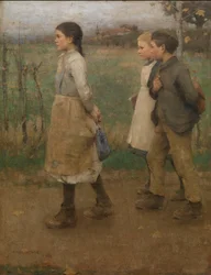Schulkameraden, ca. 1884