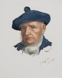 Männerkopf, 1885
