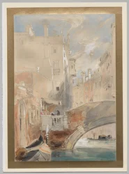 Ein Kanal, Venedig