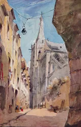 Die Kirche St. Séverin, Paris, 1831, 1930