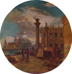 Der Markusplatz in Venedig, 1853, 1935