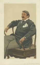 Oberst James Farquharson von Invercauld, Der Vermieter der Königin, 26. August 1876, Vanity Fair Karikatur