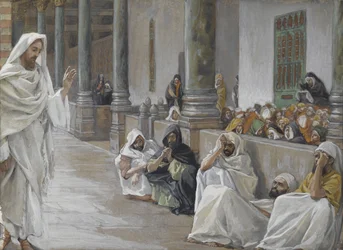 Wer Gott ist, hört das Wort Gottes, Illustration aus Das Leben unseres Herrn Jesus Christus, 1886-94