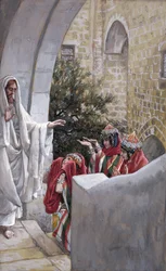Heilung der Tochter der Kanaaniterin, Illustration für Das Leben Christi, ca. 1886-94