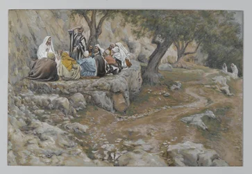 Das Primat des heiligen Petrus, Illustration aus Das Leben unseres Herrn Jesus Christus, 1886-96