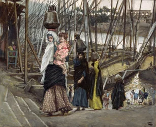 Der Aufenthalt in Ägypten, Illustration für Das Leben Christi, ca. 1886-94