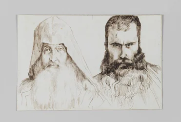 Typen von armenischen Männern in Jerusalem, Illustration aus Das Leben unseres Herrn Jesus Christus
