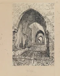 Via Dolorosa, Jerusalem, Illustration aus Das Leben unseres Herrn Jesus Christus