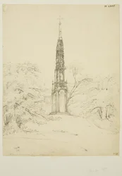 Bristol High Cross in Stourhead Gardens, 25. Mai 1819