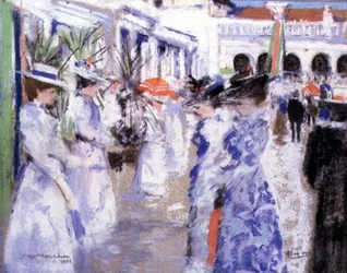 Auf der Ausstellung in Glasgow