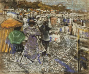 Am Strand; Feiertag
