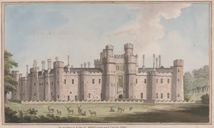 Herstmonceux Castle, East Sussex: Südwestansicht