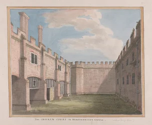 Herstmonceux Castle, East Sussex: Der Hühnerhof
