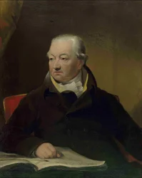 Porträt des Geigers und Komponisten Johann Peter Salomon 1745-1815, um 1815