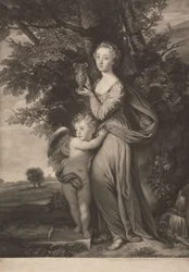 Miss Frances Greville und ihr Bruder als 