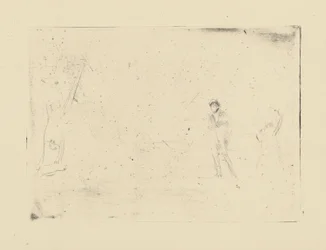 [76] Eindrücke von annullierten Platten von Whistler - [Zwei Figuren]