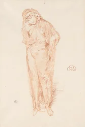Bekleidete Figur, stehend