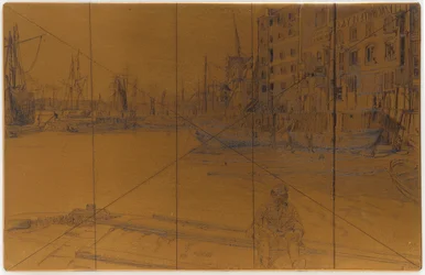 Radierplatte: Eagle Wharf (Tyzac Whiteley und Co.)
