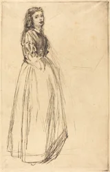 Fumette, stehend