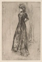 Maud, stehend