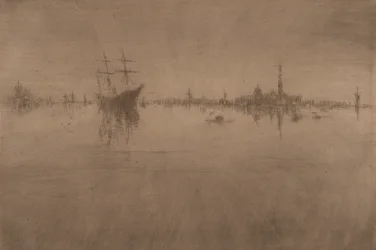 Nocturne, aus Venedig, eine Serie von zwölf Radierungen (das "Erste Venedig-Set")