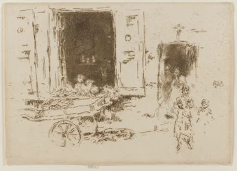 Der Schubkarren - Quartier des Marolles, Brüssel