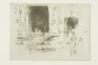 Der Schubkarren - Quartier des Marolles, Brüssel