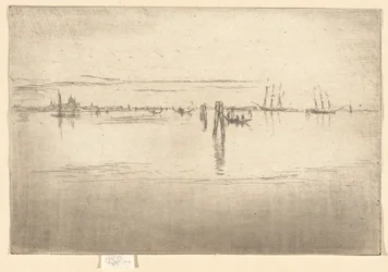 Die Lange Lagune, aus dem Zweiten Venedig-Set (Ein Satz von sechsundzwanzig Radierungen)