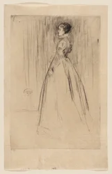 Das Samtkleid (Mrs. Leyland)