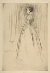 Das Samtkleid (Mrs. Leyland)
