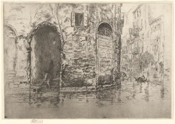 Zwei Türöffnungen, aus dem First Venice Set (Venedig, eine Serie von zwölf Radierungen)