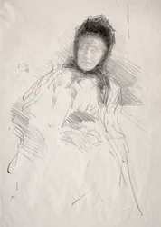 Unvollendete Skizze von Lady Haden