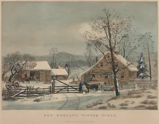 Winterlandschaft in Neuengland