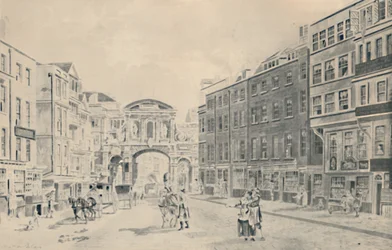 Westlich von Temple Bar, 1772, 1920
