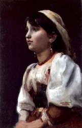 Italienisches Mädchen, ca. 1890
