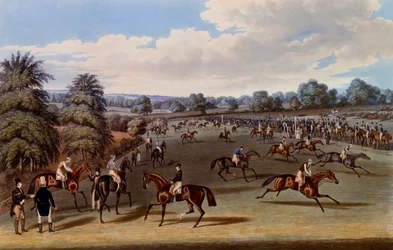 Vorbereitung zum Start, Druck von Charles Hunt, 1836