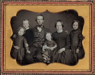 Porträt einer Familie, ca. 1848